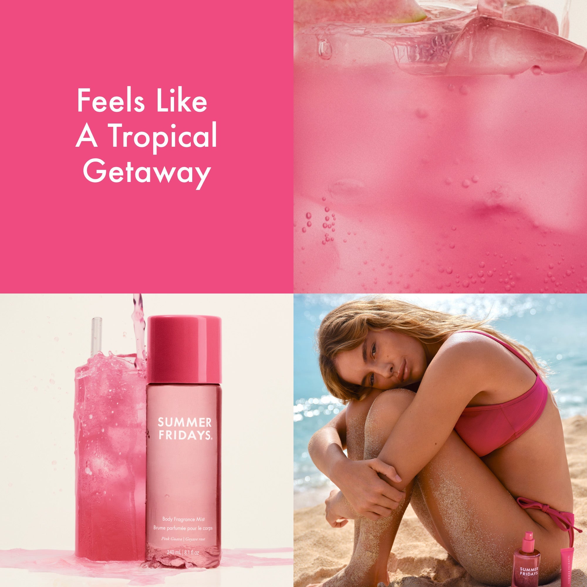 Body Fragrance Mist Pink Guava Travel Size